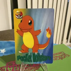Pokemon VENONAT & CHARMANDER Pocket Monsters Holo Prism Vending Sticker #1145 - Image 5