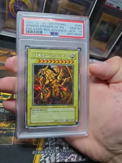 Yu-Gi-Oh! The Winged Dragon of Ra (Secret Rare) GBI-003 PSA 10 - Image 1
