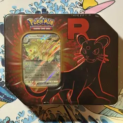 Team Rocket Tin - Persian: Pokemon Trading Card Game FACTORY SEALED - Image 1