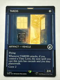 MTG Tardis 0551 Regular (Showcase) Universes Beyond: Doctor Who NM WHO - Image 1