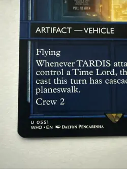 MTG Tardis 0551 Regular (Showcase) Universes Beyond: Doctor Who NM WHO - Image 2