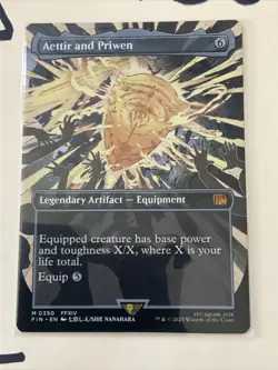 Aettir and Priwen (Borderless) Final Fantasy Regular, MTG, Pack Fresh! - Image 1