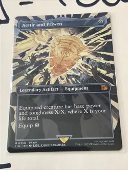Aettir and Priwen (Borderless) Final Fantasy Regular, MTG, Pack Fresh! - Image 2