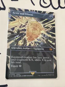 Aettir and Priwen (Borderless) Final Fantasy Regular, MTG, Pack Fresh! - Image 3