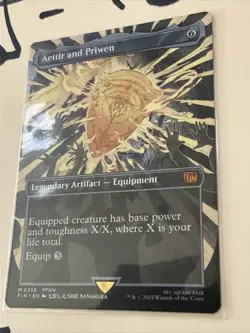 Aettir and Priwen (Borderless) Final Fantasy Regular, MTG, Pack Fresh! - Image 4