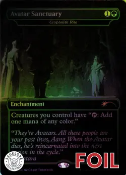 Avatar Sanctuary - Cryptolith Rite - Secret Lair Avatar - 2293 - NM Foil - Image 1
