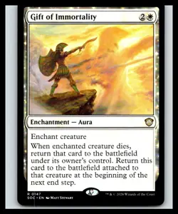 Gift of Immortality | 147 NM/M | Commander: Secrets of Strixhaven | Magic MTG - Image 1