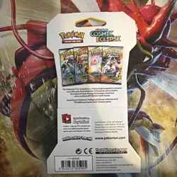 Pokemon TCG Sun & Moon Cosmic Eclipse Sleeved Booster Pack Sealed Blister 2019 820650805905 - Image 2