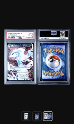 2013 POKEMON LEGENDARY TREASURES RESHIRAM #RC22 HOLO PSA 6 - Image 2