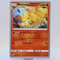Pokemon TCG Ninetales 16/181 World Championships 2019 Rare Regular HP100 - Image 1