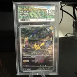 Pokemon TCG Pikachu Art Rare 151 Japanese 173/165 - Ace 10 - Image 1