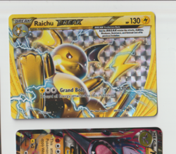 2015 Pokemon - XY: Breakthrough Raichu BREAK #50/162 Holo - Image 1