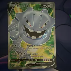 Pokemon Steelix V 176/185 Vivid Voltage Ultra Rare Full Art Holo Basic 250 HP - Image 1