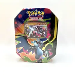 Phantasmal Flames Mega Charizard X EX Collectors Tin Pokemon Box NIB - Image 1