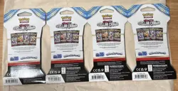 Pokemon TCG Stellar Crown Sleeved Booster Pack Art Set 4 Packs Sealed Pokemon - Image 2