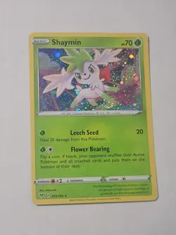 Pokemon Vivid Voltage Holo Shaymin 015/185 Black Star Rare NM (E018) - Image 1