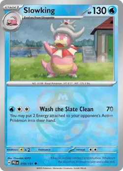 Slowking (Master Ball Pattern) 019/131 SV: Prismatic Evolutions Pokemon TCG NM - Image 1