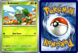Bulbasaur 001/132 Mega Evolution Pokemon TCG Common NM - Image 3