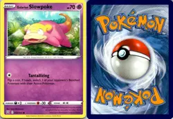 Galarian Slowpoke 054/163 Battle Styles Pokemon TCG Common NM - Image 3