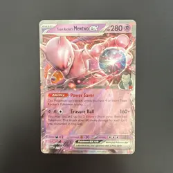 Pokemon TCG Team Rocket's Mewtwo ex SVP 216 Black Star Promo Holo NM - Image 1