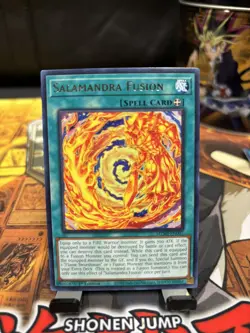 Yu-Gi-Oh Salamandra Fusion 1st Ed. MZMI-EN007 Rare NM/LP x1 - Image 1