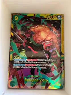 OP06-118 Roronoa Zoro English SEC One Piece TCG Card Game - Image 1