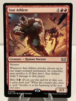 Star Athlete 29 R Commander: Duskmourn: House of Horror NM MTG - Image 1