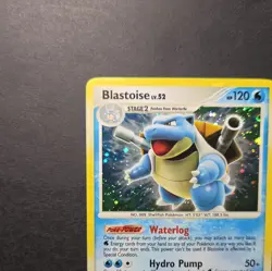 Blastoise LV.52 Holo Secret Wonders 2/132 LP with FREEBIE card - Image 2