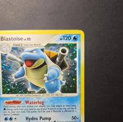 Blastoise LV.52 Holo Secret Wonders 2/132 LP with FREEBIE card - Image 3