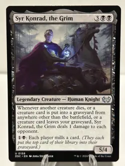 Syr Konrad, the Grim 158 U Commander: Duskmourn: House of Horror NM MTG - Image 1