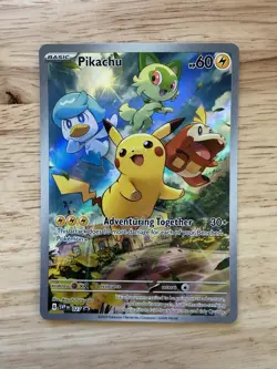 Pikachu - SVP SV: Scarlet & Violet Promo Cards #027 Promo Holo NM - Image 1