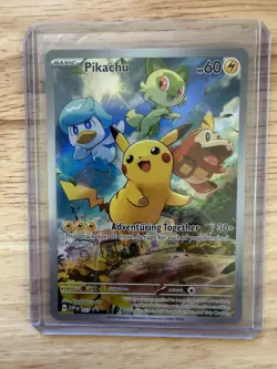 Pikachu - SVP SV: Scarlet & Violet Promo Cards #027 Promo Holo NM - Image 3