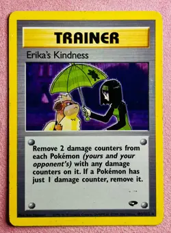 Erika's Kindness 103/132 Gym Challenge | 2000 WOTC Vintage Pokemon TCG Card | MP - Image 1