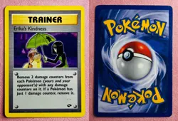 Erika's Kindness 103/132 Gym Challenge | 2000 WOTC Vintage Pokemon TCG Card | MP - Image 3