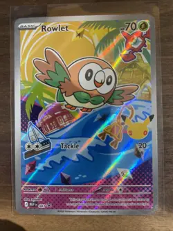 Rowlet MEP043 - 2026 First Partners Illustration Promo Alola - Pokemon Card RARE - Image 1