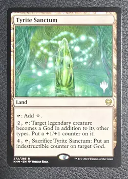 Tyrite Sanctum 272 Promo Pack Kaldheim Rare Land MTG Magic Card - Image 1