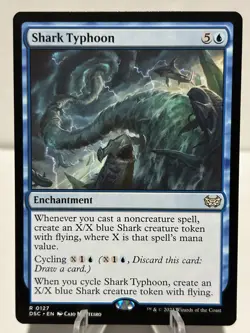 Shark Typhoon 127 R Commander: Duskmourn: House of Horror NM MTG - Image 1