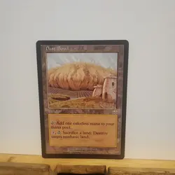 Magic The Gathering (MTG) Dust Bowl Land Card, Mercadian Masques - Image 1