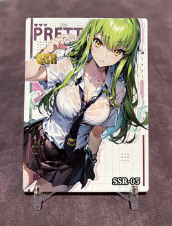C.C Code Geass SSR Holo Anime Waifu Card Pretty Girls ACG - Image 2