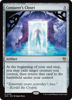 Conjurer's Closet 126 Rare Commander: Aetherdrift Near Mint - Image 1