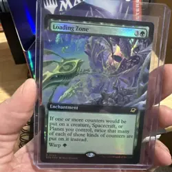 MTG magic EDGE OF ETERNITIES eoe rare EXTENDED ART FOIL LOADING ZONE #344 - Image 1