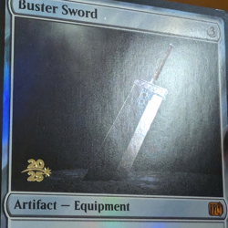Buster Sword - Prerelease Foil Stamped Promo - Final Fantasy MTG - Image 3