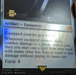 Buster Sword - Prerelease Foil Stamped Promo - Final Fantasy MTG - Image 4