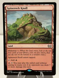 Spinerock Knoll 300 R Commander: Duskmourn: House of Horror NM MTG - Image 1