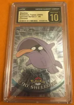 Topps Chrome Pokemon TV Animation Series 2 chrome #90 Shellder - Image 1