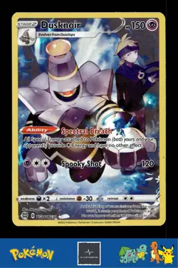 2021 Pokemon SWSH Brilliant Stars TG06/TG30 Dusknoir - Image 1