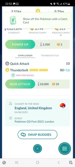 Pokemon Go Shiny Pikachu Purple Crown - Image 2