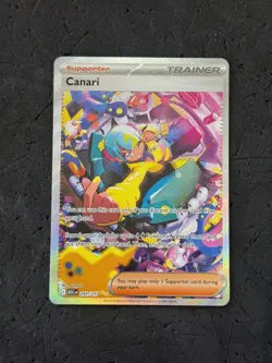 Pokemon Canari SIR 291/217 Pack Fresh Special Illustration Rare Ascended Heroes - Image 1