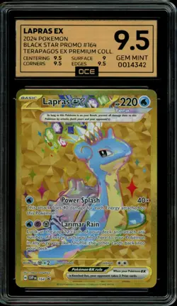Pokemon Slab: Lapras ex - 164 - Black Star Promo - Graded OCE Gem Mint 9.5 - Image 1