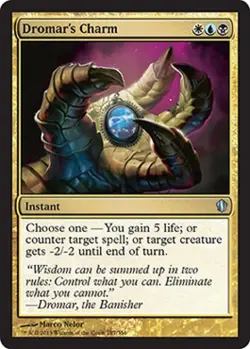 Dromar's Charm - Light Play MTG Commander 2013 Edition - Image 1